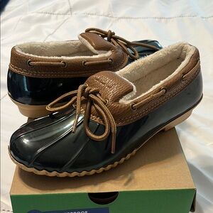 Jambu Chocolate Brown and Tan Waterproof Shoes